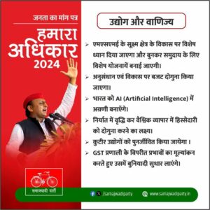 Samajwadi Party Manifesto 2024 